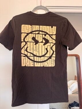 Dutch Bros Brown Short-Sleeve Tee with Graphic Back